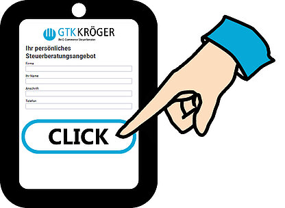 Icon Anfrage Steuerberatung Ecommerce