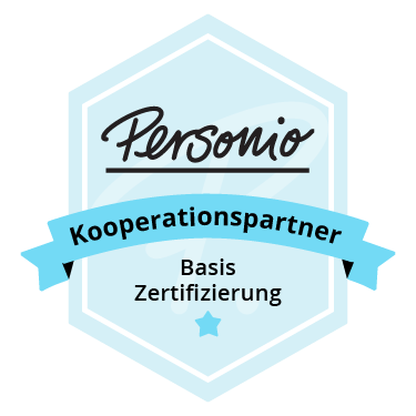 Schild Personio Kooperationspartner